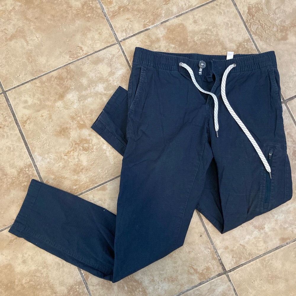 Vuori navy blue ripstop pants XS